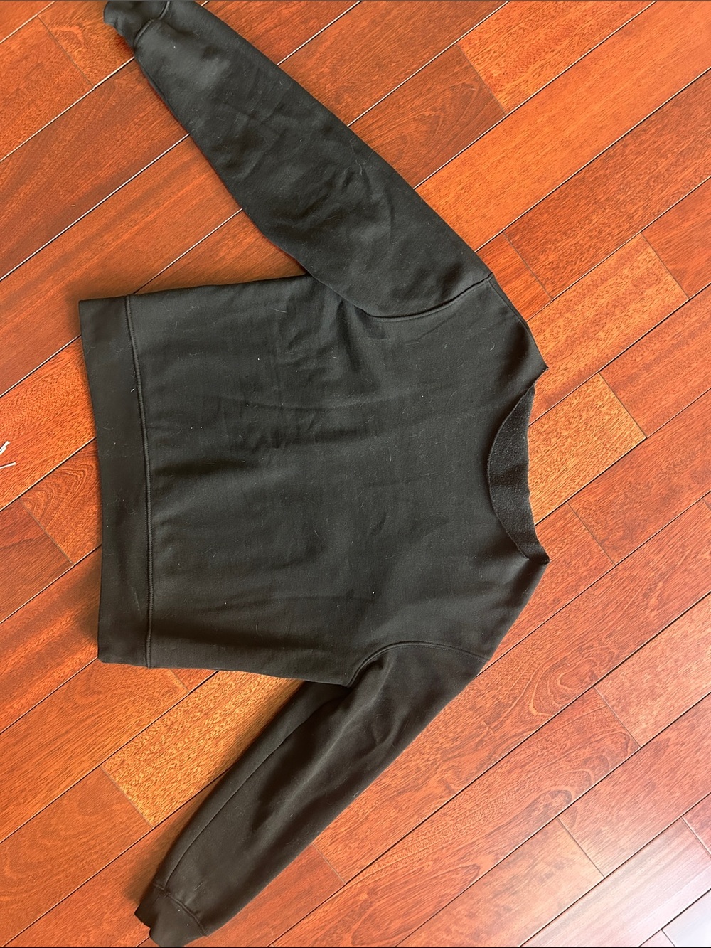 Women's Black Crewneck Sweater - Soft Everyday Knit